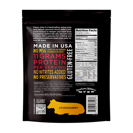 Fusion Jerky - Grilled Steak Beef Jerky