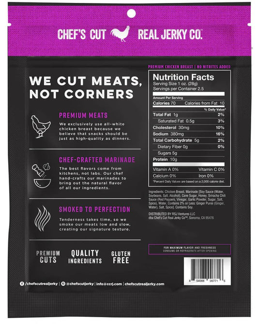 Chef's Cut Real Jerky Co - Korean BBQ Chicken Jerky (2.5 oz)