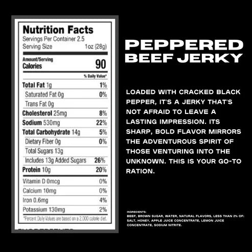 Anthem Snacks - Peppered Beef Jerky