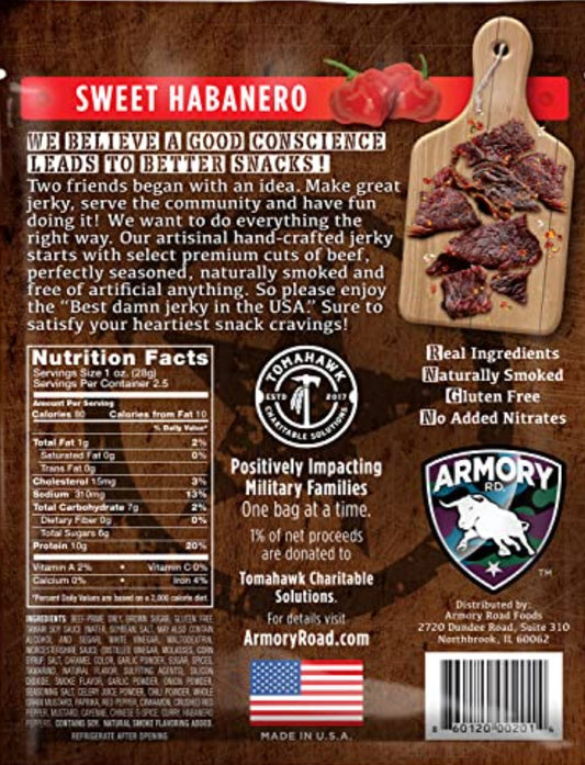 Armory Rd - Sweet Habanero Beef Jerky