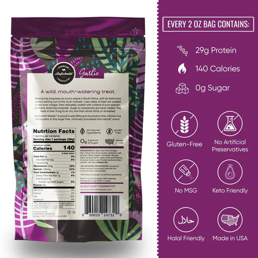 Aufschnitt Meats - Garlic Biltong