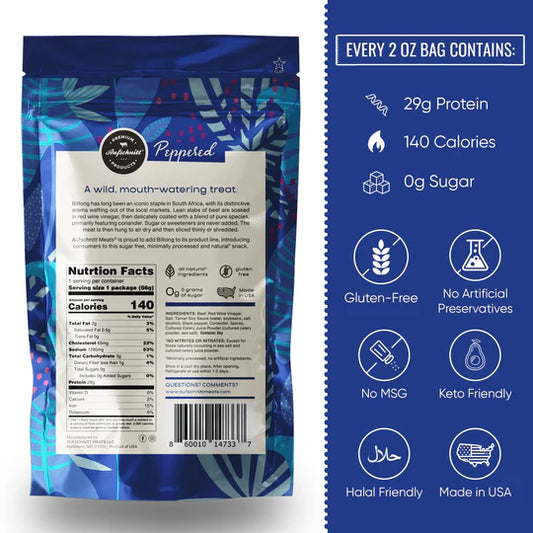 Aufschnitt Meats - Peppered Biltong