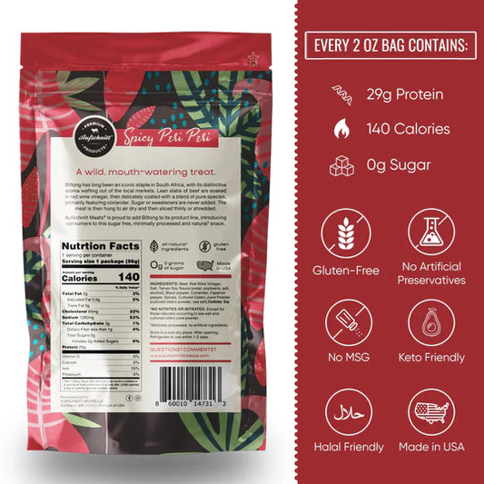 Aufschnitt Meats - Spicy Peri Peri Biltong