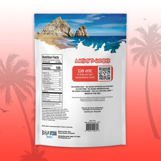 Baja Vida Jerky - Street Taco Beef Jerky (2.5 oz)