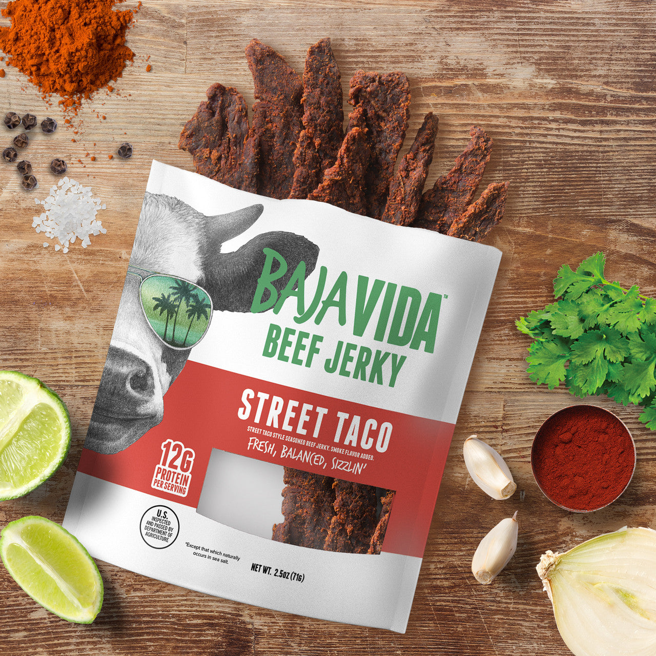 Baja Vida Jerky - Street Taco Beef Jerky (2.5 oz)