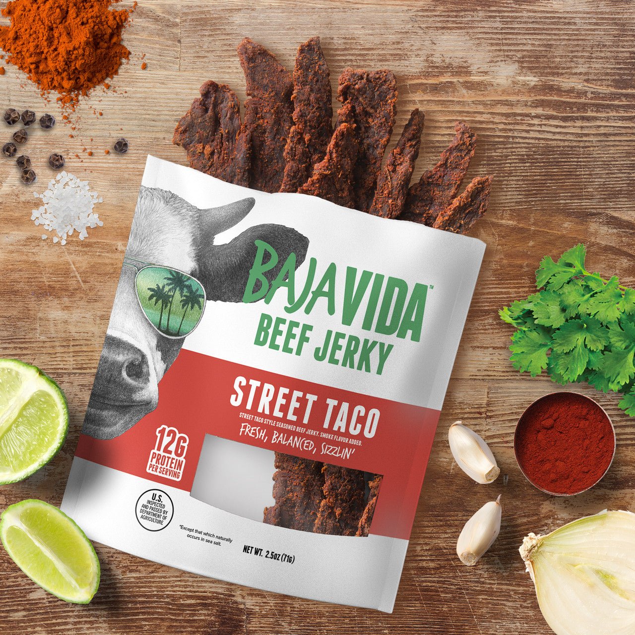 Baja Vida Jerky - Street Taco Beef Jerky (2.5 oz)