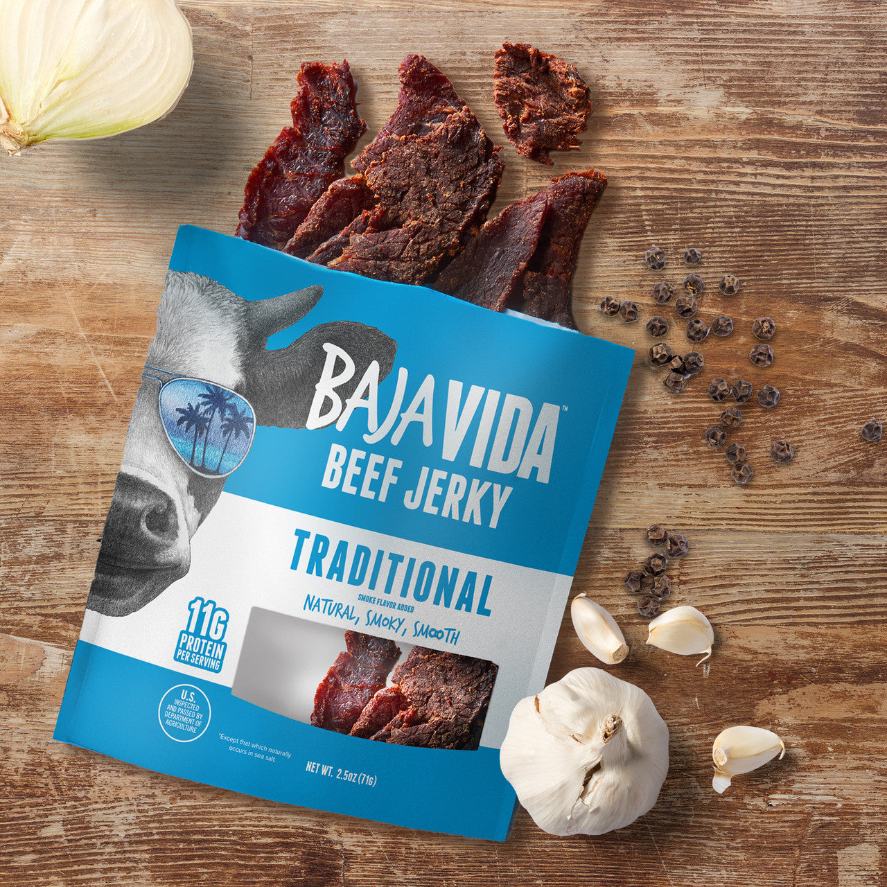 Baja Vida Jerky - Traditional Beef Jerky (2.5 oz)