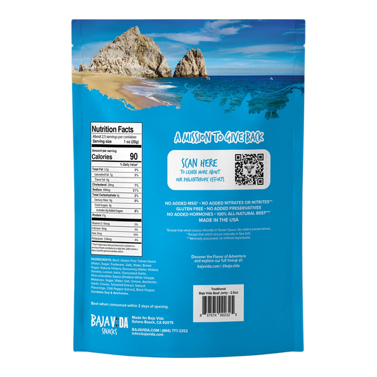 Baja Vida Jerky - Traditional Beef Jerky