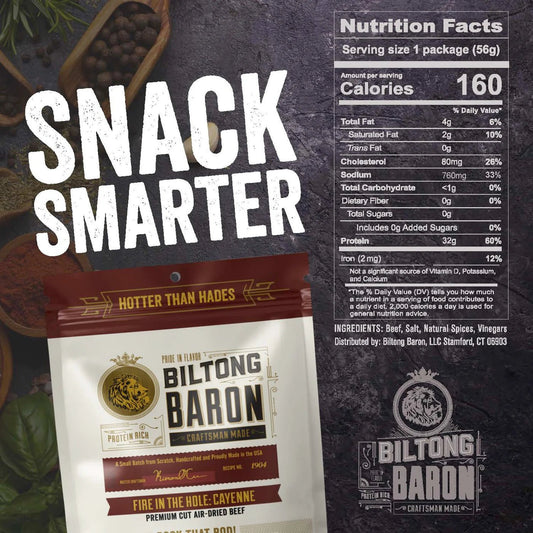 Biltong Baron - Spicy Cayenne Biltong