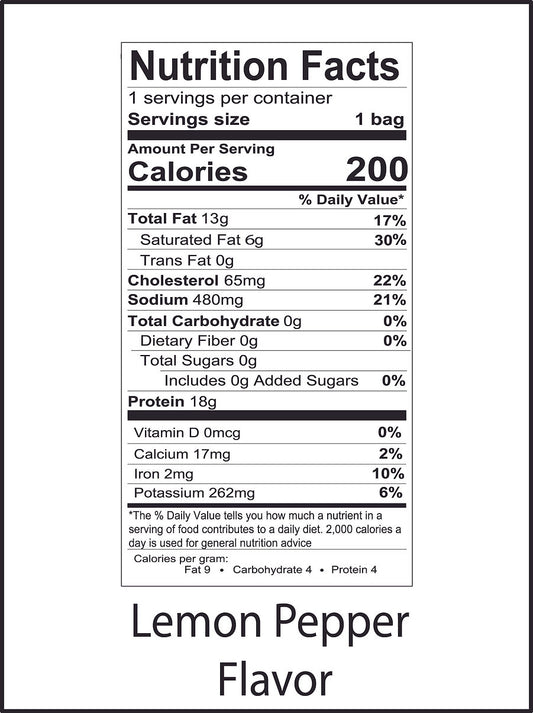 Borracho Jerky - Lemon Pepper Flavor Beef Jerky