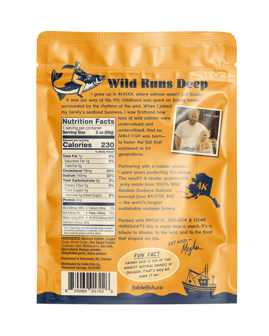 Fable Fish Co - Teriyaki Salmon Jerky