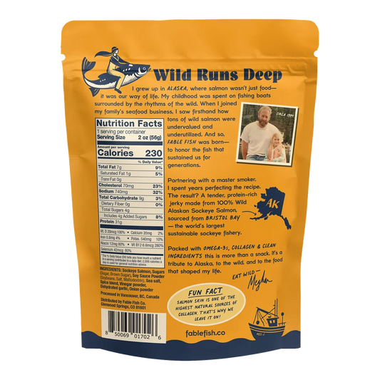 Fable Fish Co - Teriyaki Salmon Jerky