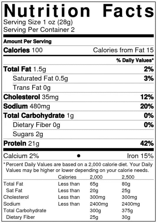 Fatmans Beef Jerky - Mesquite Flavored Beef Jerky