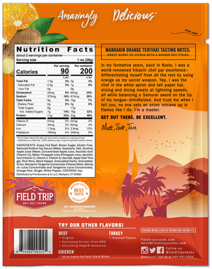 Field Trip - Mandarin Orange Beef Jerky