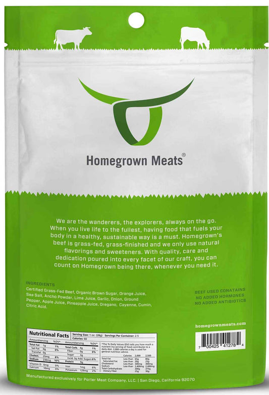Homegrown Meats - Carne Asada Beef Jerky (2.5 oz)