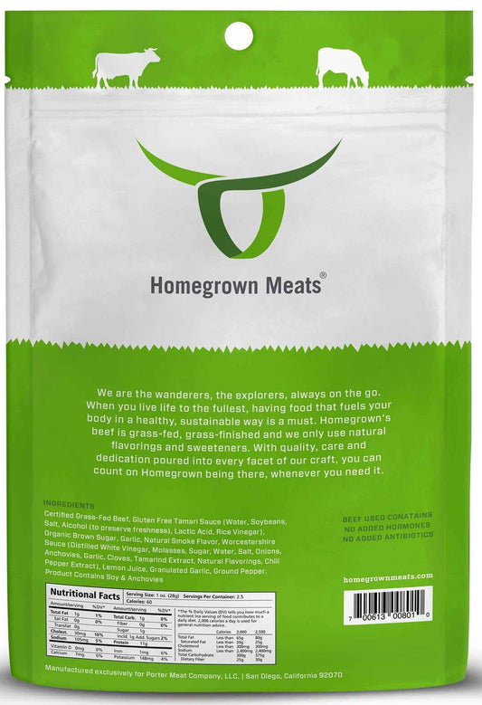 Homegrown Meats - Joel's Traditional Beef Jerky (2.5 oz)