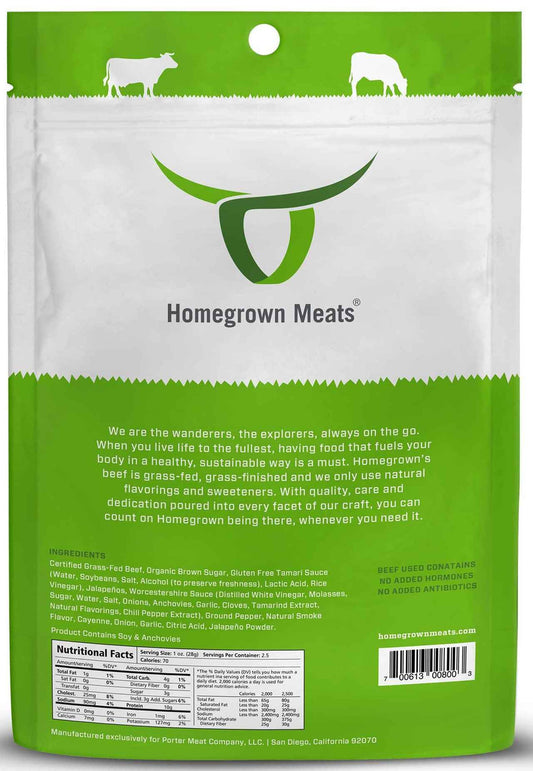 Homegrown Meats - Smokin' Hot Jalapeno Beef Jerky (2.5 oz)