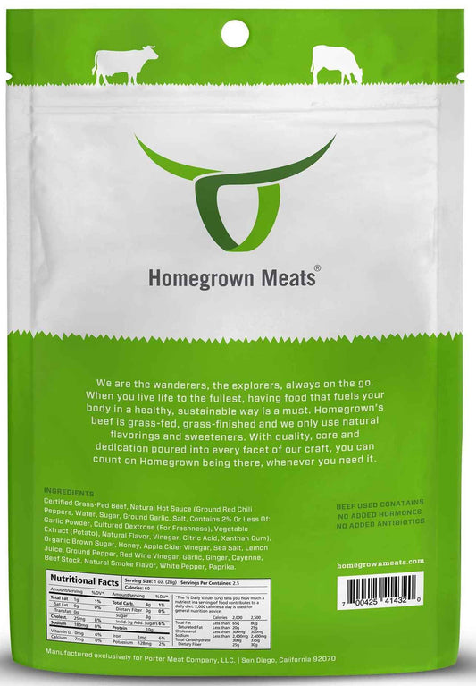 Homegrown Meats - Sriracha Style Beef Jerky (2.5 oz)