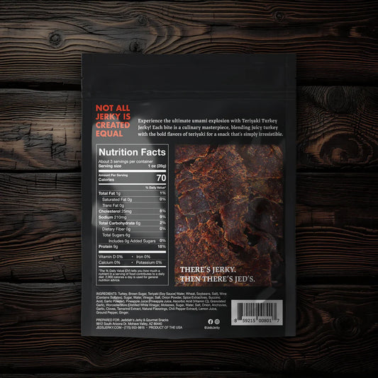 Jeds Jerky - Teriyaki Turkey Jerky