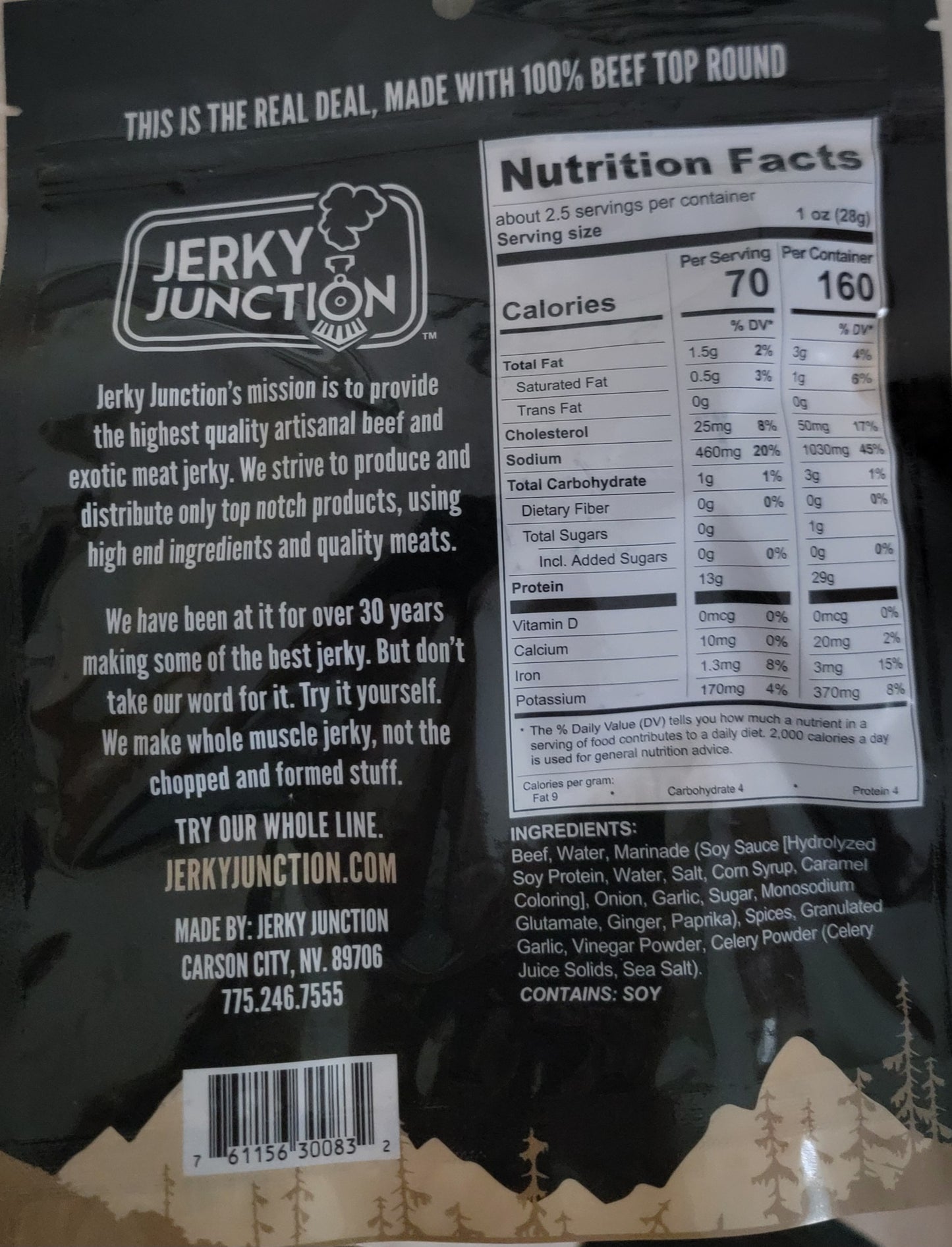 Jerky Junction - Dry Style Old Fashioned Beef Jerky