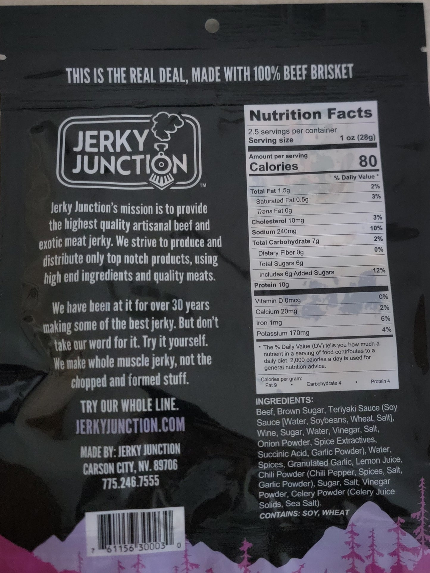 Jerky Junction - Sweet n Spicy Beef Jerky