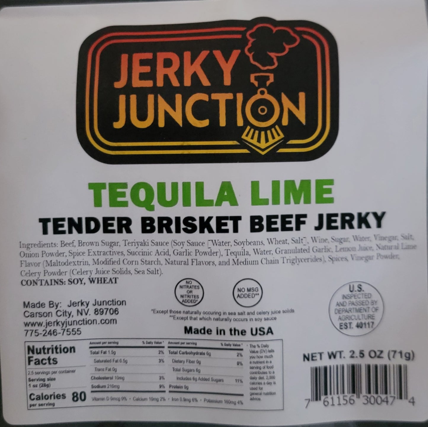 Jerky Junction - Tequila Lime Beef Jerky