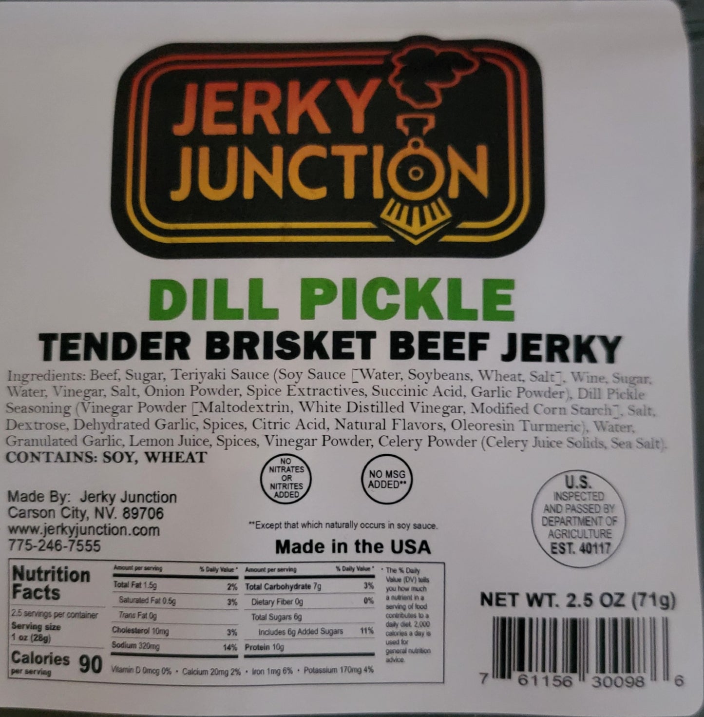 Jerky Junction - Dill Pickle Beef Jerky