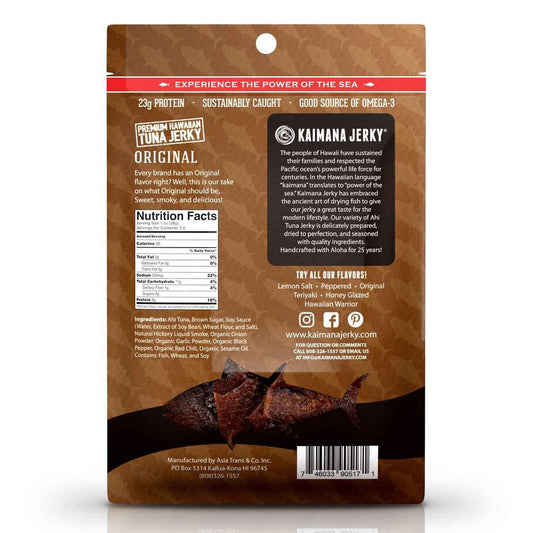 Kaimana Jerky - Original Tuna Jerky (2 oz)