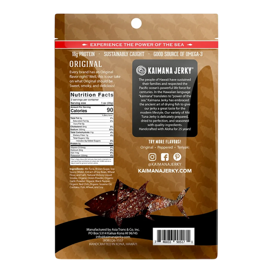 Kaimana Jerky - Original Tuna Jerky