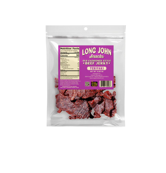 Long John Snacks - Teriyaki Old Fashioned Style Beef Jerky