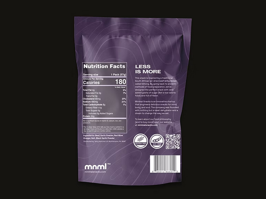 Minimal Snacks - Black Garlic Air Dried Beef