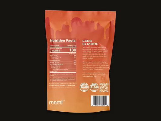 Minimal Snacks - Spicy Pepper Air Dried Beef