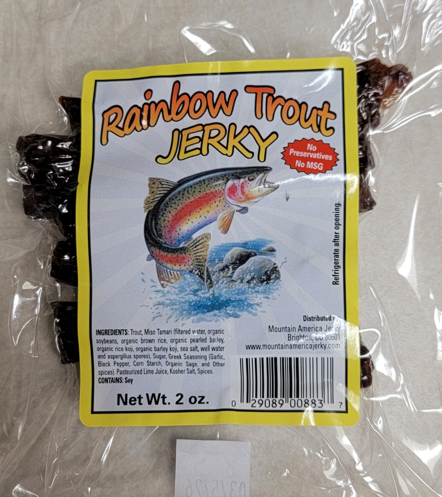 Mountain America Jerky - Rainbow Trout Jerky