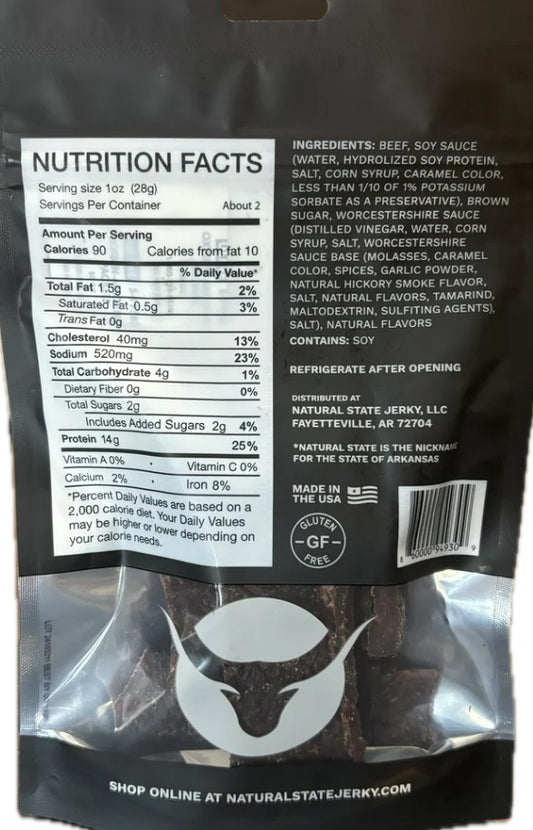 Natural State Jerky - Peppered Beef Jerky