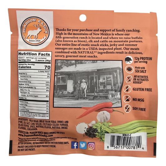 Pearson Ranch Jerky - Wild Boar Jerky