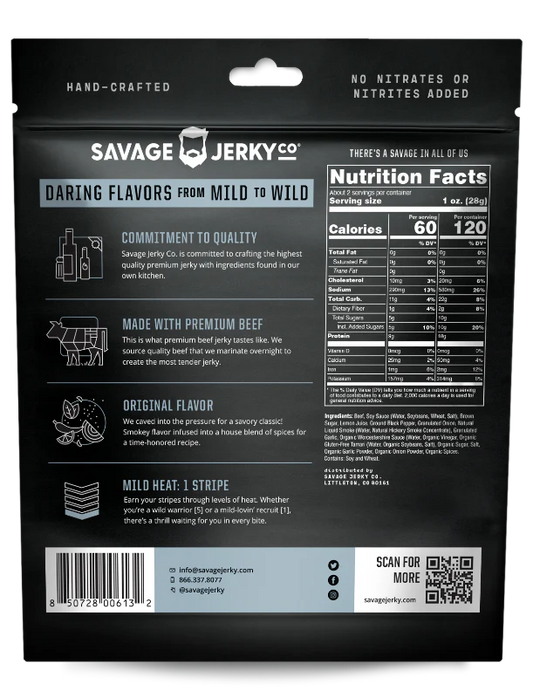 Savage Jerky Co - Original Beef Jerky