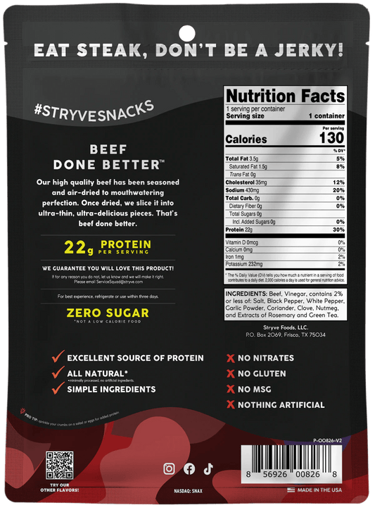 Stryve - Original Brisket Air Dried Beef