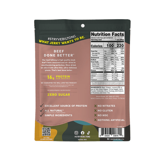 Stryve - Peppered Air Dried Beef