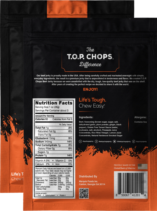 T.O.P. Chops - Teriyaki Beef Jerky