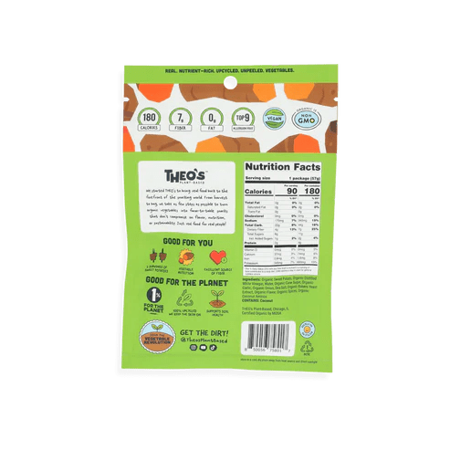 Theos Plant-Based - Garlic Herb Sweet Potato Jerky