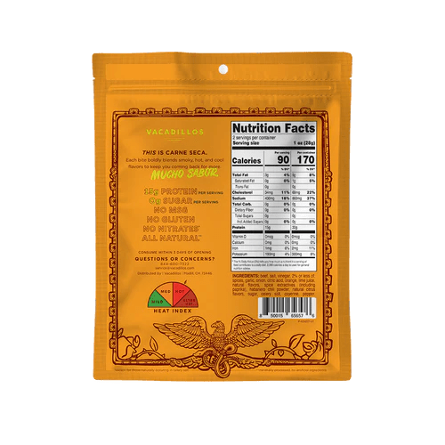 Vacadillos - Habanero Air Dried Beef