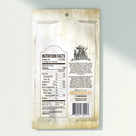 Vaquero Bandido - Original Carne Seca Mexican Beef Jerky