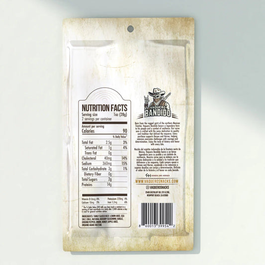 Vaquero Bandido - Hot Honey Seca Mexican Beef Jerky