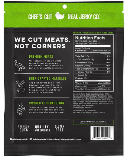 Chef's Cut Real Jerky Co - Teriyaki Turkey Jerky (2.5 oz)