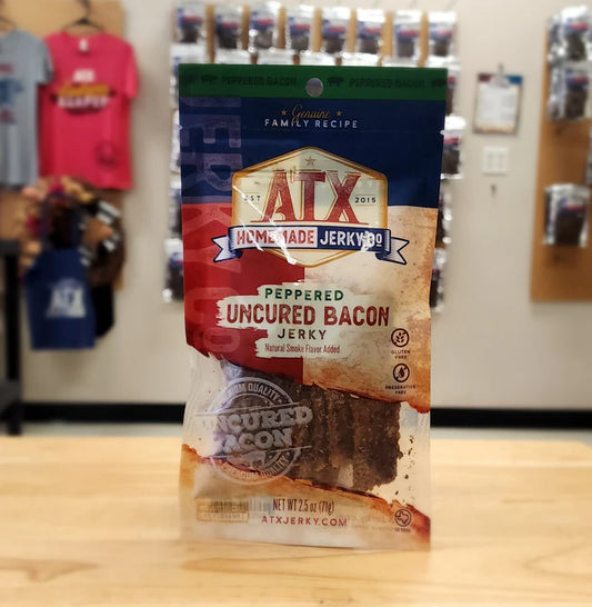 ATX Homemade Jerky Co - Peppered Bacon Jerky