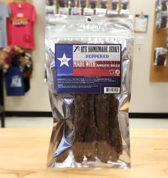 ATX Homemade Jerky Co - Peppered Beef Jerky