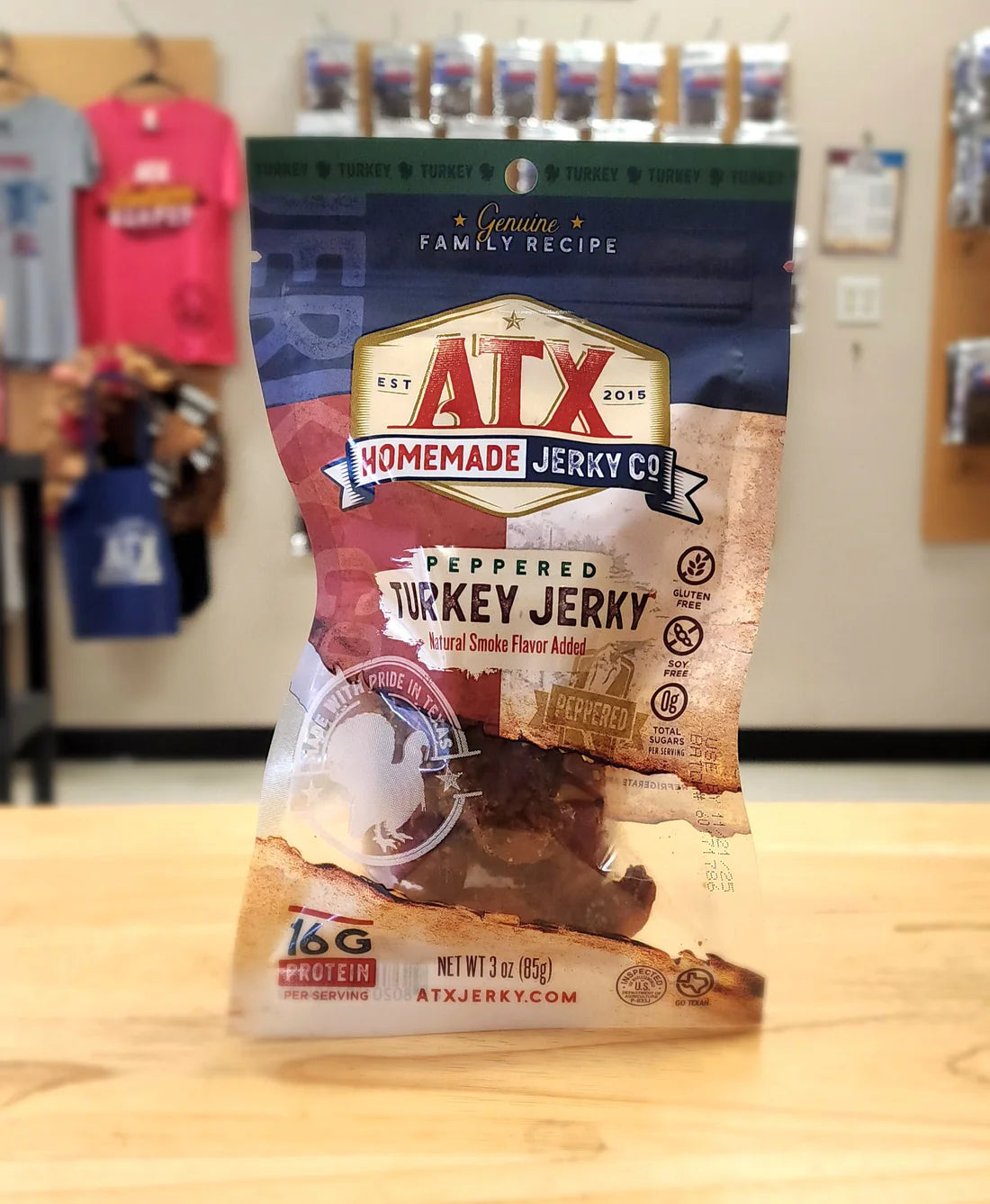 ATX Homemade Jerky Co - Peppered Turkey Jerky