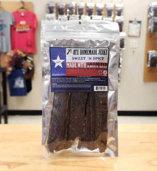 ATX Homemade Jerky Co - Sweet 'N Spicy Beef Jerky