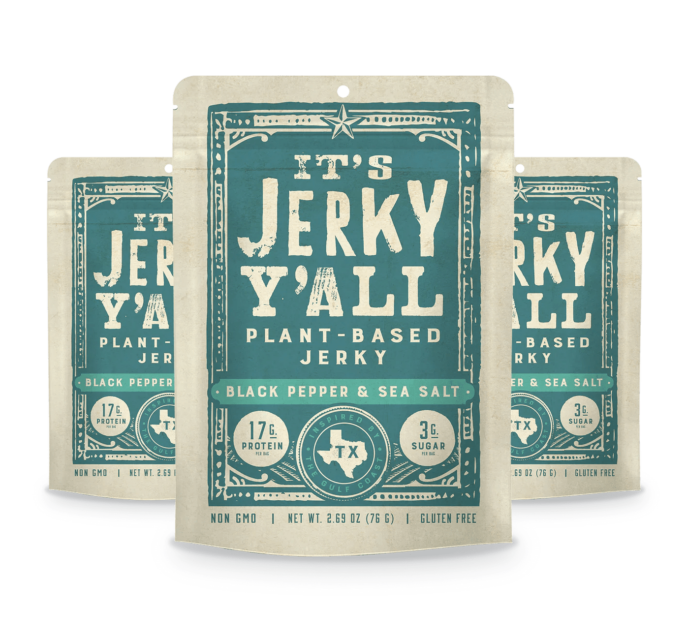 All Yalls Foods - Black Pepper & Sea Salt Vegan Jerky