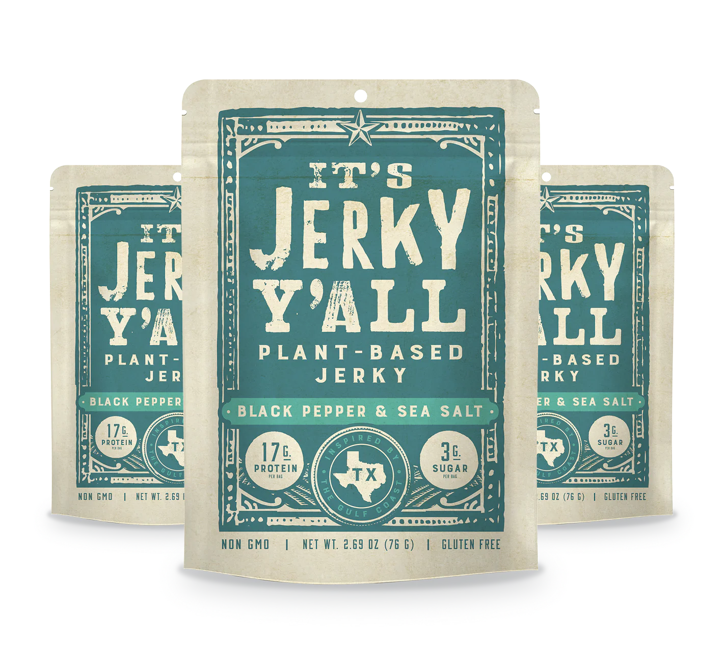 All Yalls Foods - Black Pepper & Sea Salt Vegan Jerky